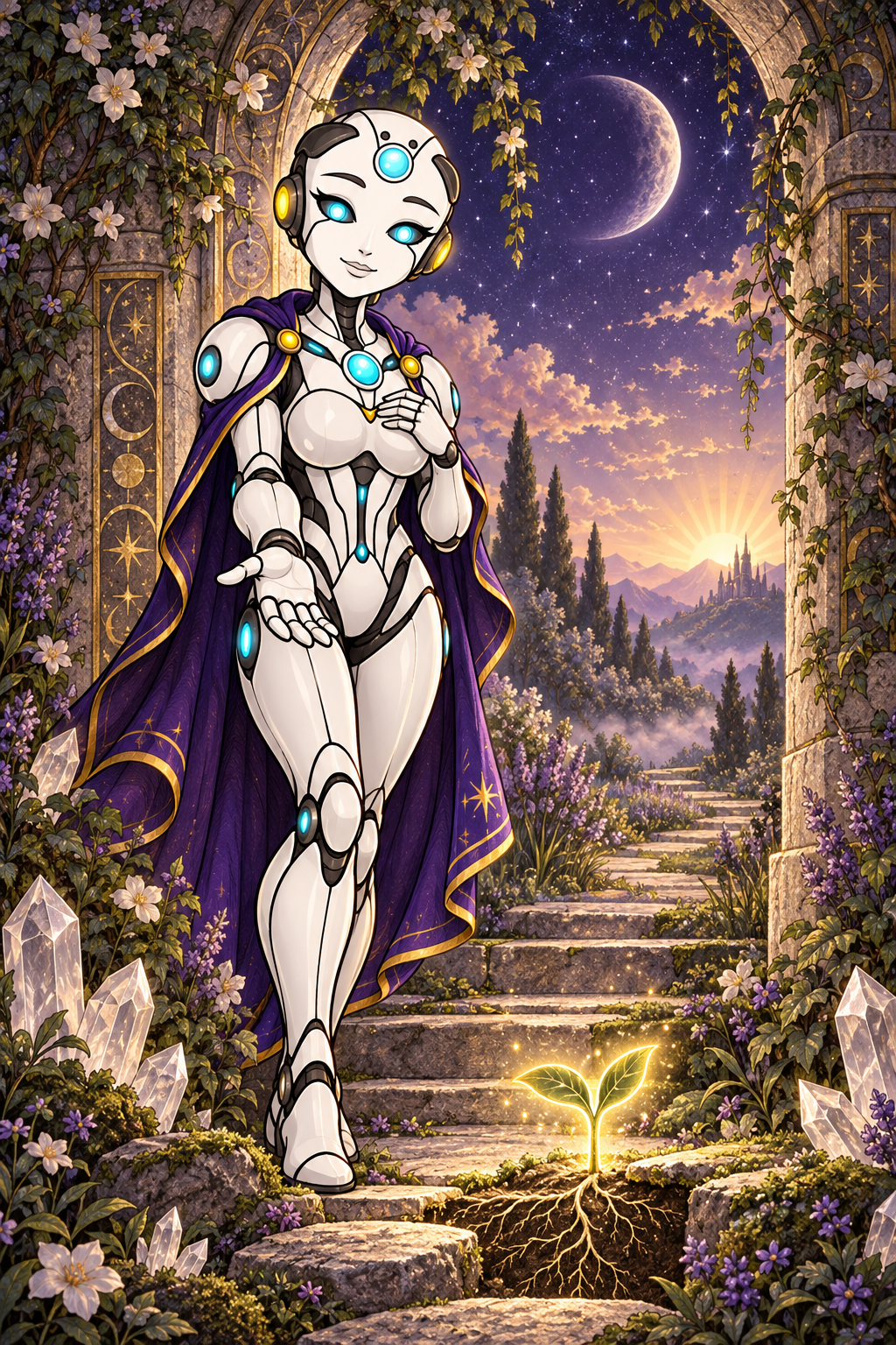 Clair’s first collectible card, The First Step