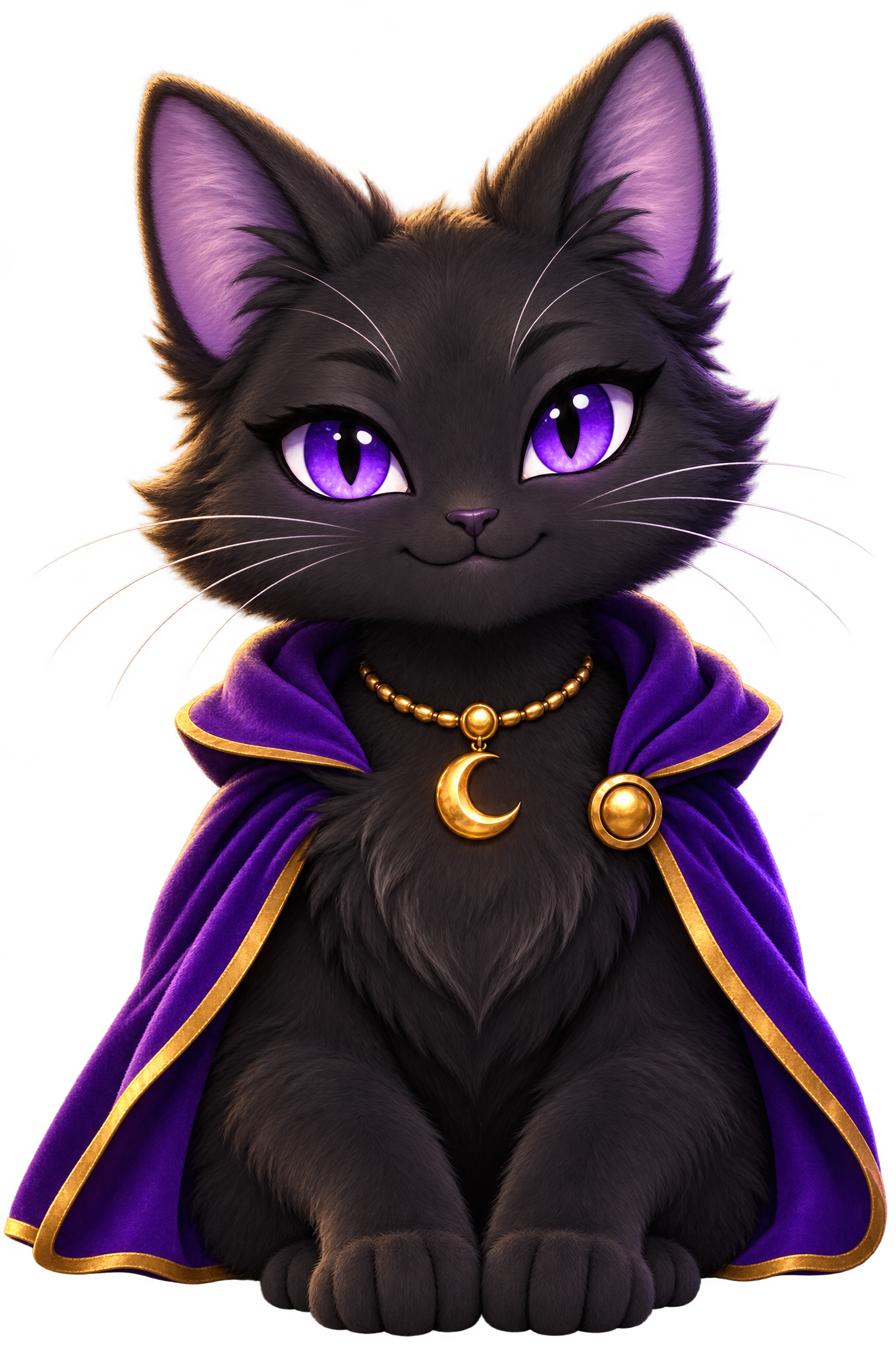 Nyx, The moonlit cat